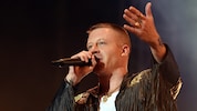 US-Rapper Macklemore (Archivbild) ist einer der Musiker, der zum Boykott des Eurovision Song ...