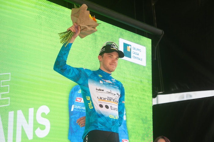 Emanuel Zangerle trägt weiter das Bergtrikot und ist zudem bester Ausreißer.