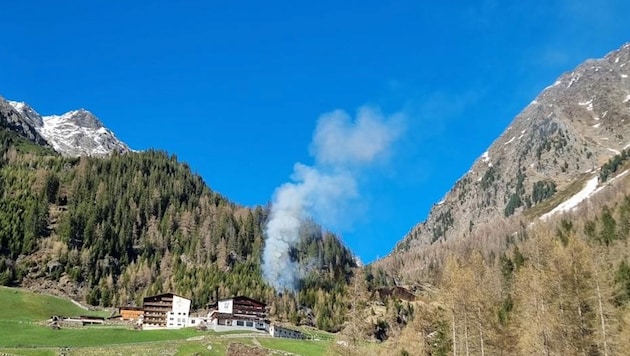 Betroffen war ein steiles Gebiet im Ortsteil Winnebach.