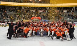 Meister! Graz kürte sich zur Eishockey-Hauptstadt Österreichs.