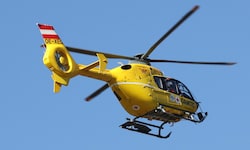 Der Schwerverletzte wurde mit dem Rettungshubschrauber ins Krankenhaus geflogen.