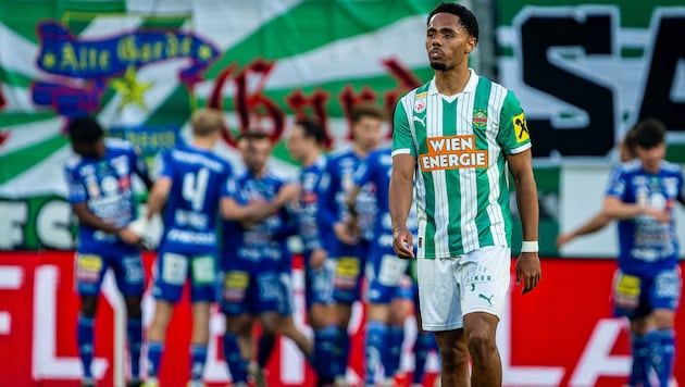 Der SK Rapid musste sich zu Hause Hartberg geschlagen geben.