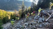 Zahlreiche Einsatzkräfte standen über Stunden im Einsatz.