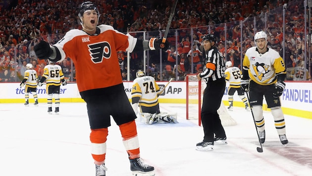 Die Flyers stellten gegen Pittsburgh auf 3:0.