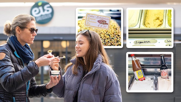 Die „Krone“-Reporterinnen Vera Lischka (li.) und Anna Jaschek testeten sich durch die besten ...
