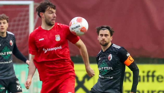 Fabian Büchele (li.) spielt auch heute noch bei Seekirchen.