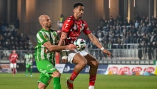 Schmidt (re.) und die Admira bissen sich unter anderem an Lustenau die Zähne aus.