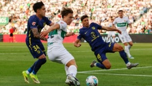 David Affengruber war beim 3:2 gegen Atlético Madrid der Mann des Spiels. 