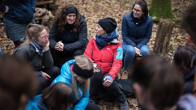 Bei den Ferienlagern steht die Gemeinschaft im Mittelpunkt.