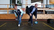 Straßwalchens Sportchef Werner Baumgartner (li.) und Obmann Roland Fischwenger beim ...