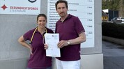 Patrick Killmaier eröffnete 2016 das erste PVZ in der Steiermark. Jetzt bekamen er und sein Team ...