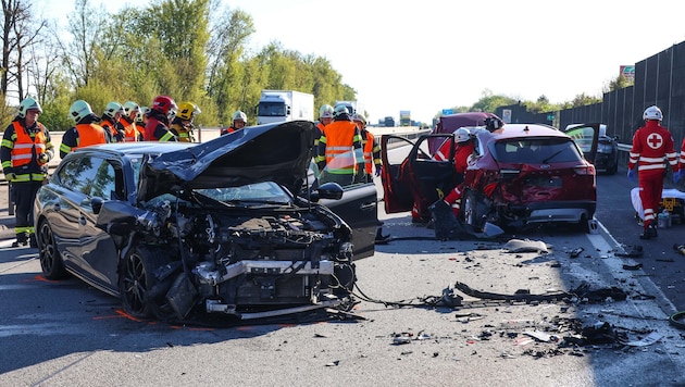 Der Unfall passierte auf der A25 bei Wels.