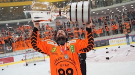 Manuel Ganahl und die 99ers feierten den ersten Meistertitel der Klubgeschichte.