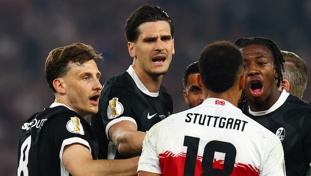 Das zweite DFB-Pokal-Halbfinale zwischen Stuttgart und Freiburg war an Dramatik kaum zu ...