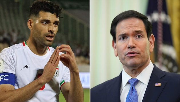 US-Außenminister Marco Rubio hat auf die Debatten um einen möglichen WM-Ausschluss des Iran ...
