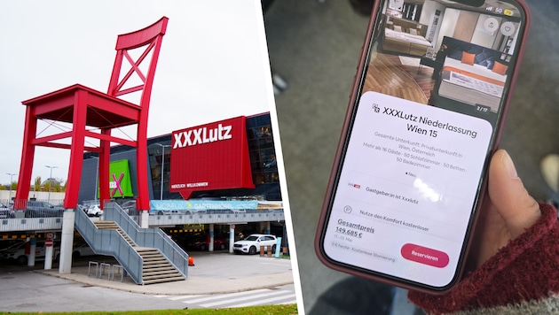 Ungewöhnliches Angebot zum Eurovision Song Contest 2026: Das Möbelhaus im Wiener 15. Bezirk wird ...