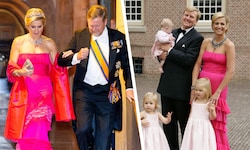 Königin Máxima strahlte beim Diplomaten‑Dinner im Farbenrausch (links) – und bewies, dass ihr ...