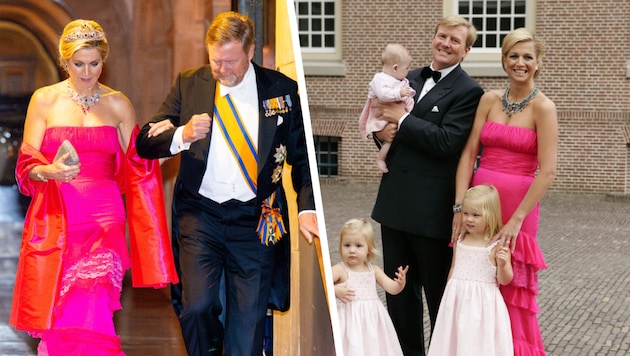 Königin Máxima strahlte beim Diplomaten‑Dinner im Farbenrausch (links) – und bewies, dass ihr ...