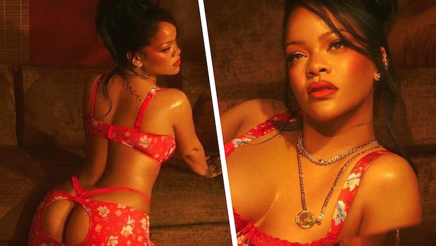 Rihanna wirbt höchstpersönlich für die Sommerkollektion ihres Labels Savage X Fenty.