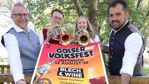 In Blech und Wein macht das Golser Volksfest am 12. August. Das Programm wird einiges bieten.