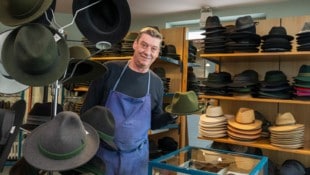 Seit 1988 ist Kollmann Hutmacher – seit 1991 Meister.