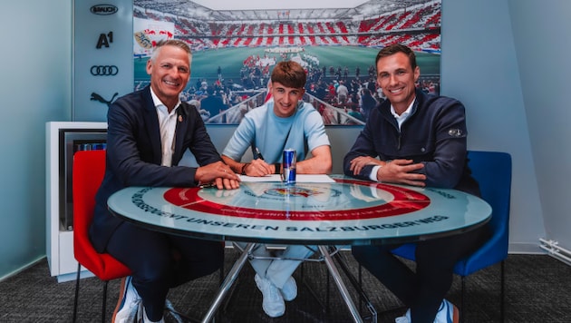 Filip Matijasevic unterschreibt bei Red Bull Salzburg.