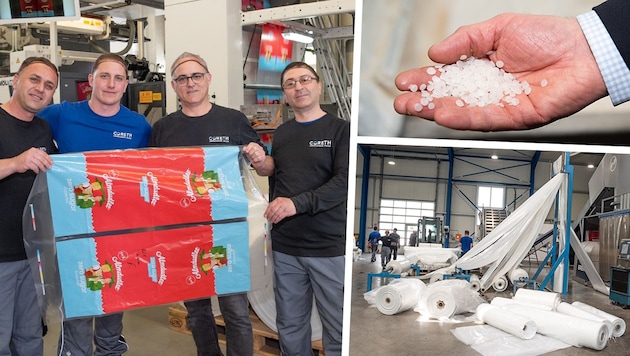 25.000 Tonnen Verpackungsfolie werden jährlich produziert.