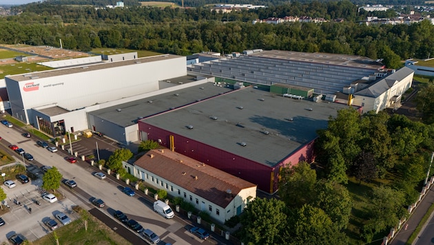 Das Headquarter der Linz Textil in Oberösterreichs Landeshauptstadt.