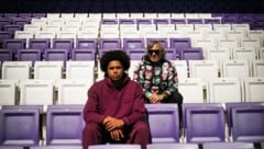 Ifeanyi Ndukwe und Hubertus von Hohenlohe in der Generali-Arena