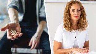 Tabletten wie Benzodiazepine sind unter konsumierenden Minderjährigen heiß begehrt (links). LR ...