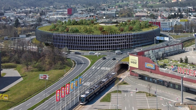 So könnte die große Parkgarage im Verteilerkreis Webling aussehen.