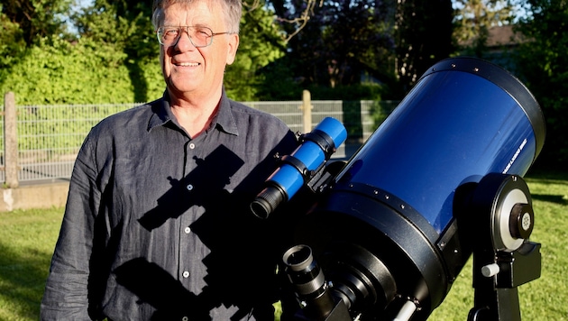 Die „Krone“ traf den Forscher in Fußach bei seinem Vortrag „(Wo)Man On The Moon – Die ...