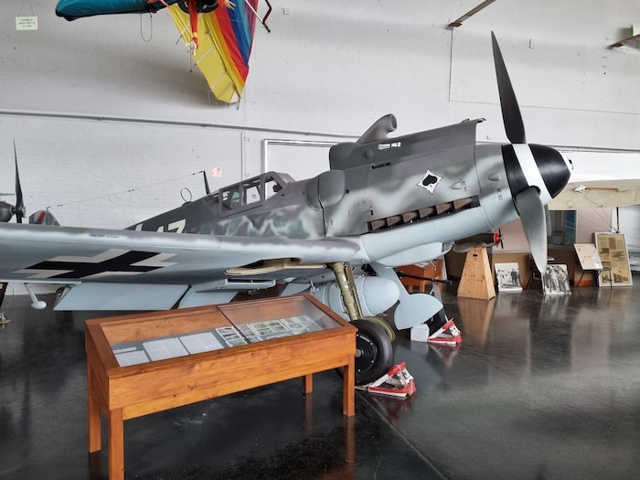 Die berühmte Messerschmitt Me 109, die früher in Wiener Neustadt produziert wurde.
