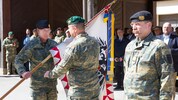 Konstantin Oberleitner (li.) wurde von Landesmilitärkommandant Georg Härtinger symbolisch die ...
