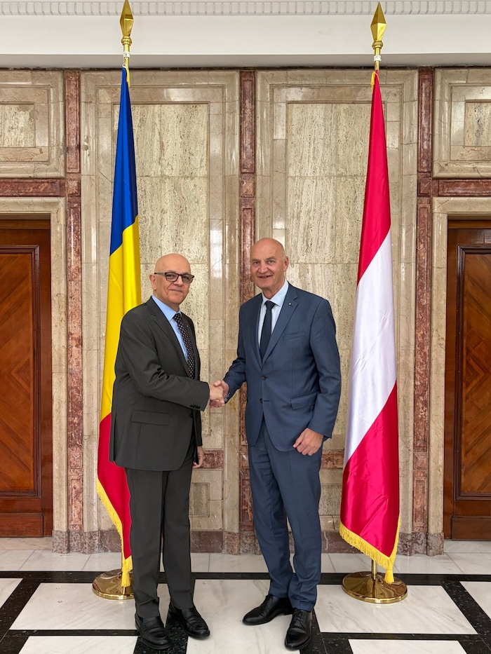 Landesrat Christian Dörfel (ÖVP) führte in Rumänien viele spannende Gespräche, unter anderem mit ...