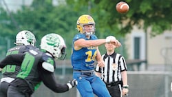 Der Steirer Bastian Steinmair (re.) ist der erste österreichische Giants-Quarterback seit 2016.