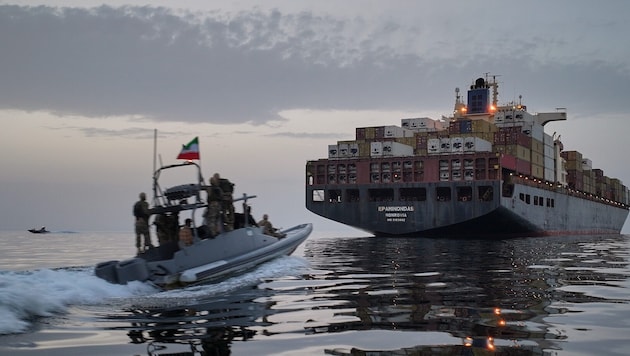 Wenn die iranische Führung die Straße von Hormuz (Bild) öffnet, wäre die EU laut eigener Aussage ...