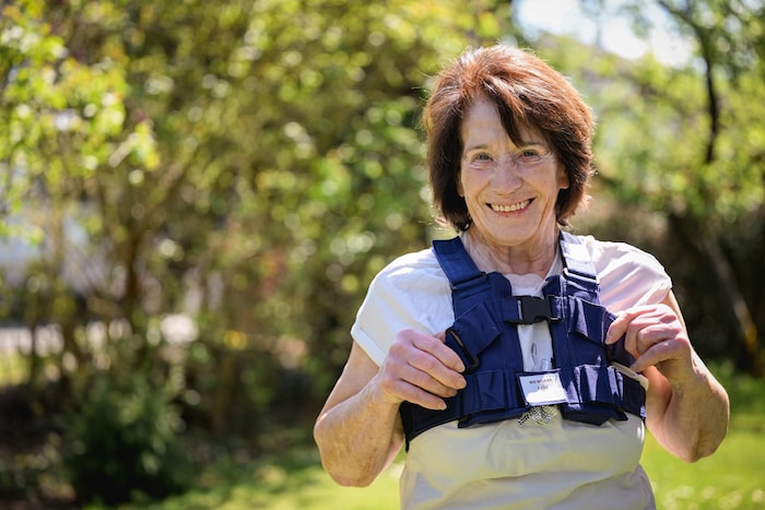 Monika Schenner wird die Folgen zwar noch eine Zeit lang spüren, hat aber wieder Freude am ...