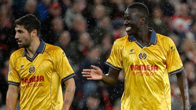 Haben die Villarreal-Kicker Rafa Marin und Pape Gueye auch nach dem heutigen Spiel gut lachen?