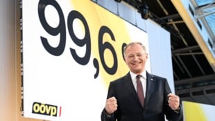 Starker Rückhalt innerhalb der ÖVP für Thomas Stelzer: Die Delegierten bestätigten ihn mit 99,6 ...