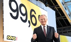 Starker Rückhalt innerhalb der ÖVP für Thomas Stelzer: Die Delegierten bestätigten ihn mit 99,6 ...