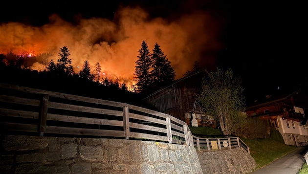 Overnight into Saturday, fire watch was maintained to protect nearby buildings.