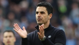 Mikel Arteta ist mit den „Gunners“ auf Rang zwei zurückgefallen. 