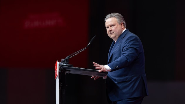 Michael Ludwig am Landesparteitag.