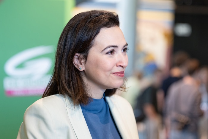 Alma Zadic vertrat die Bundespartei in Tirol.