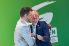 Gebi Mair (links) konnte sich gegen Hermann Weratschnig durchsetzen.