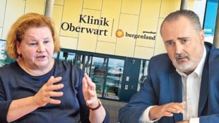 Landeshauptmann Hans Peter Doskzil (SPÖ) setzte die Herzchirurgie an der Klinik Oberwart gegen ...