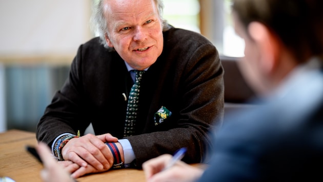 Company CEO Stefan Hipp (58)—he is the fourth generation to lead the family business—during an ...