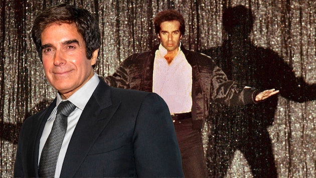 David Copperfields Leben spielt sich berufsbedingt zwischen Licht und Schatten ab.