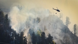 Sieben Einsatzhubschrauber der Polizei und des Bundesheers standen Samstag im Dauereinsatz. 
